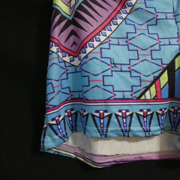 Colorful and Vibrant | Tribal Shorts | 13 inch waist measured - Picture 12 of 14